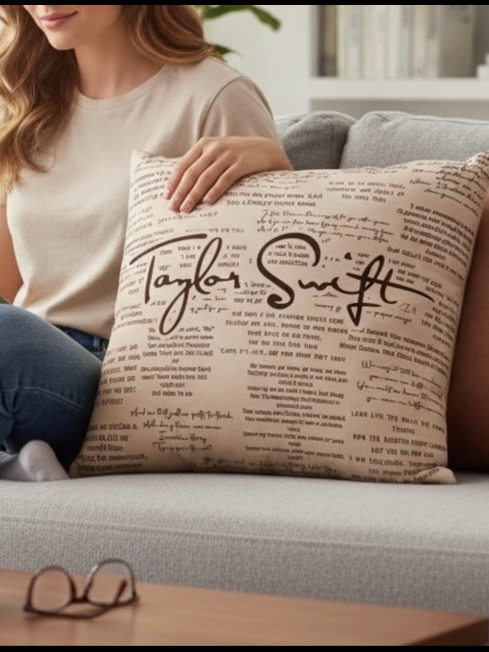 Taylor Swift Eras Tour Pillow • Cottagecore Academia Midnights Merch 16" - Picture 2 of 13